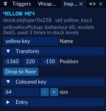 The Inspector for the yellow key
